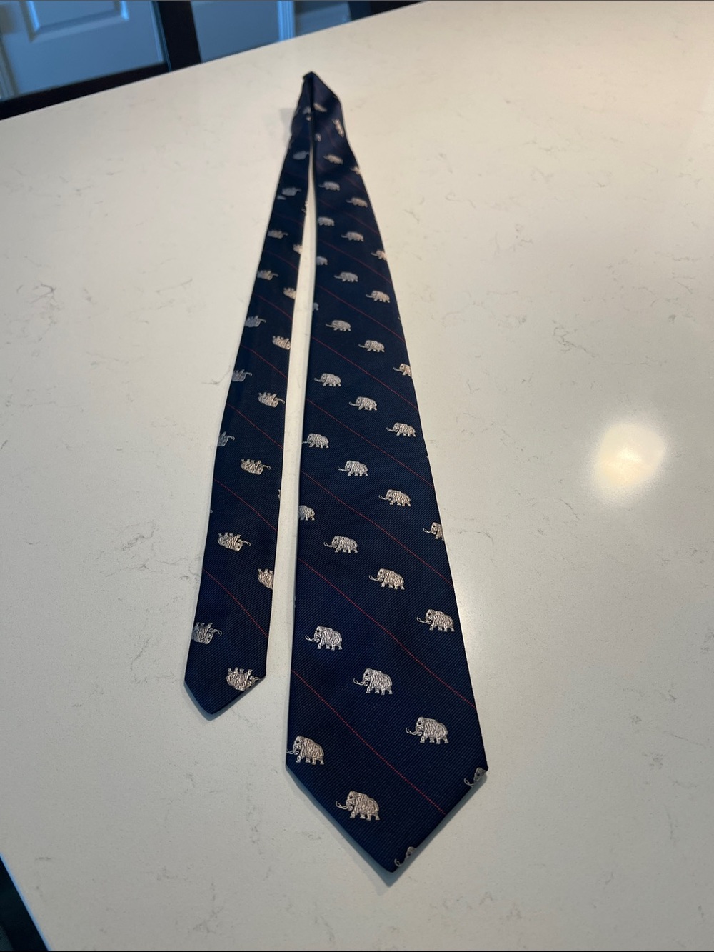MUSEUM COLLECTION ~ WOOLY MAMMOTH Men's Tie